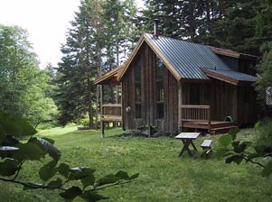 Looking southwest from the cabin